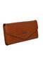 Genuine Leather Women's Double Compartment Card Holder Wallet - 2