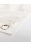 Ivory Textured Sheer Curtain 1 Piece - 4