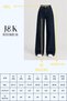 Women's High Waist Wide Leg Jean Denim Palazzo Trousers - 3