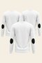 Girls' and Boys' School Uniform 3-Piece Sweat Cotton Long Sleeve Elbow Patched Lycra - 2
