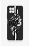 Omix X600 Compatible Black and White Ivy Patterned Silicone Case - 2