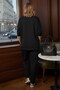 Black Lucky Pants Blouse Set - 3