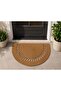 Jute Straw D Mat, Welcome Mat for the Door (40X60) - Beige with Tricot