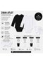 3-Piece Children's Long Sleeve Bodysuit 90% Cotton 10% Elastane Hooked Bottom Closure Flexible and Comfortable Ages 4-12 - 8