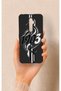 Oppo Reno 2Z Compatible Black and White Ivy Patterned Silicone Case