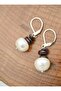 Gemstone and Pearl Earrings - Multicolor - - 3