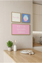 You Can Do Hard Things and Breath Written Motivational - Set of 3 Wooden Frame Look Mdf Paintings - 2