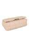 PG Classic Quilted Chain Crossbody Bag Flap Retro Shoulder Bag with Zippered Interior Compartment for Women - 4