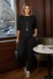 Black Lucky Pants Blouse Set - 2