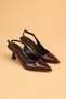 Women's Thin Heeled Croc Evening Dress Shoes High Heeled Shoes - 4