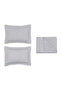 Faint Double Bedspread Set - Anthracite - 5
