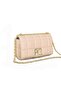 PG Classic Quilted Chain Crossbody Bag Flap Retro Shoulder Bag with Zippered Interior Compartment for Women - 2