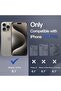 Magnetic Matte Case for iPhone 15 Pro, Natural Titanium - 2