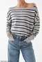 Women's One-Shoulder Open Slim Viscose Sweater - 3
