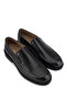Men's Genuine Leather Black Classic Shoes - 2