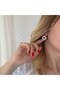 Xuping Stone Heart Earrings - 2