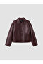 Loose Fit Women's Leather-Look Jacket from Uzg Store for Style Enthusiasts - 7