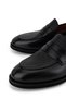 Men's Genuine Leather Black Classic Shoes - 3