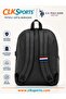 Faux Leather School Document Backpack, Double Compartment Pencil Bag - Water Bottle & Flask - 5