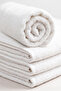 White Natural Color 4-Piece 100% Cotton Towel Set 50X90 - 5
