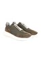 Lz5521 Women's Genuine Leather Suede Garnished Perforated Light Sole Casual Sneaker - 3