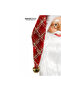 Christmas Ornament Santa Claus Head with Cone Hat Red-Gold 35 cm - 2