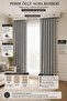 Kiremit Adafon Soft Velvet Textured Cornice Stylish Decorative Living Room Curtain Background Curtain - 2