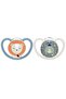 Perfect Match Air Night 2-Pack Silicone Nipple Night Pacifier, 0-6 Months - 2