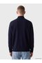 Half Zipper Fisherman Roba Collar Men's Knitwear Sweater for Style Enthusiasts from Uzg Store - 5