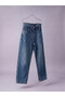 Two Mt Shop Quality Lcw Kids Indigo Denim Straight Standard & Regular Elastic Waist Straight Leg Boys' - 2