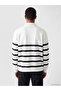 Timeless Clothing & Timeless Choices Devark Roba Collar Striped Men's Sweatshirt - 5
