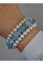 Aventurine Vein Bracelet Set - Multicolor - - 2