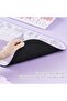 Kuitmor Kawaii Anime Mouse Pad Wrist Rest Support Set - مجموعة دعم المعصم غير القابلة للانزلاق مع وسادة مكتبية من الإسفنج المرن بتصميم فيونكة - 4