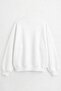 Women's v-neck oversize sweatshirt - 2