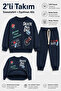 Boy's Skateboard Printed Sweatshirt and Sweatpants 2-Piece Set 1-4 Years Old Ak115 - 5