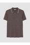 Esvab • Modern & Distinctive Devrik Roba Collar Pique Men's T-Shirt - 5