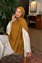 Gg Pattern Ayrobin Floral Jacquard Shawl Camel - 3