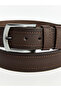 Esvab • Modern & Distinctive Men's Belt with Metal Buckle in Faux Leather - 3