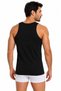 Men's Combed Cotton Classic Undershirt 2-Pack 100% Cotton (Seher Authorized Seller)-Black and White - 5
