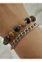 Jasper Stone Double Bracelet - Multicolor
