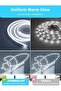 شريط إضاءة LED بطول 10 أمتار بلون أبيض بارد 6500 كلفن، مقاوم للماء IP67 وقابل للتعتيم - 4