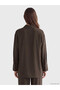 Two Mt Shop Quality Lcw Modest Brown Women's Shirt Tunic - 4