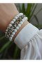 Dalmaçian Agate Venice Bracelet Set - Multi-Colored