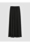 Alita City Lcw Modest Black Embroidered Long Women's Skirt with a Difference - 6