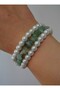 Aventurine Vein Bracelet Set - Multicolor -