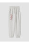 Two Mt Shop Quality Gray Printed Women's Jogger Sweatpants - 5