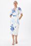 Tulle Fabric Wrap Dress