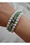Aventurine Vein Bracelet Set - Multicolor - - 3