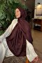 Gg Pattern Ayrobin Floral Jacquard Shawl Dark Burgundy - 4