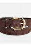 Two Mt Shop Quality Lcw Accessories Brown Plain Women's Belt - 3